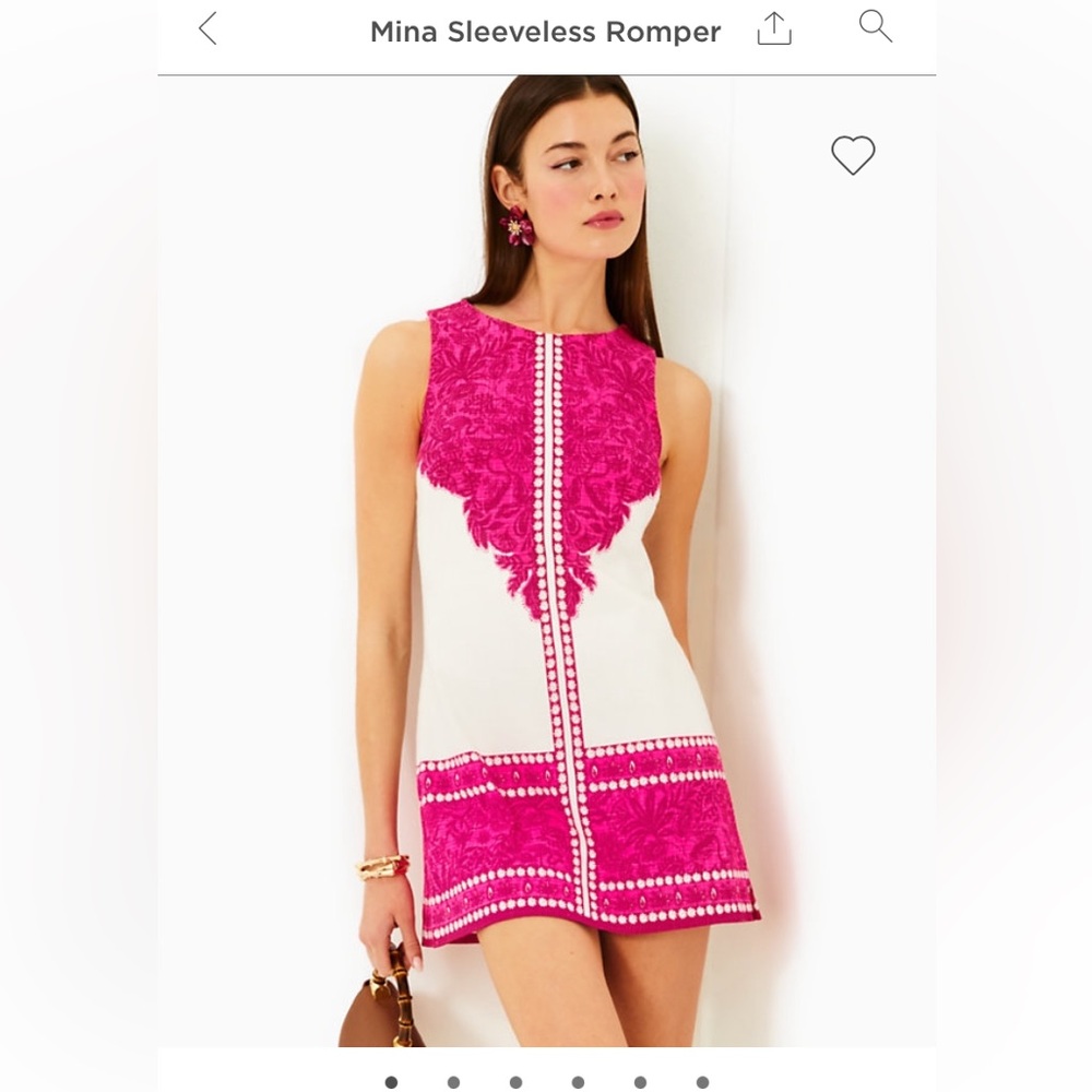 Lilly Pulitzer NWT’s Mina Romper sz 2